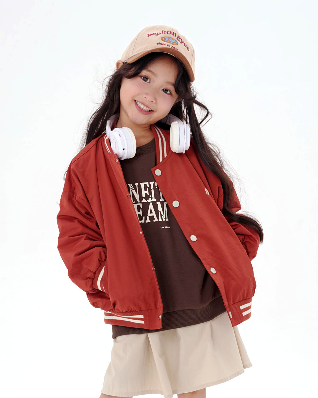 JOPI Kids Embroidered Baseball Jacket 1y 6y