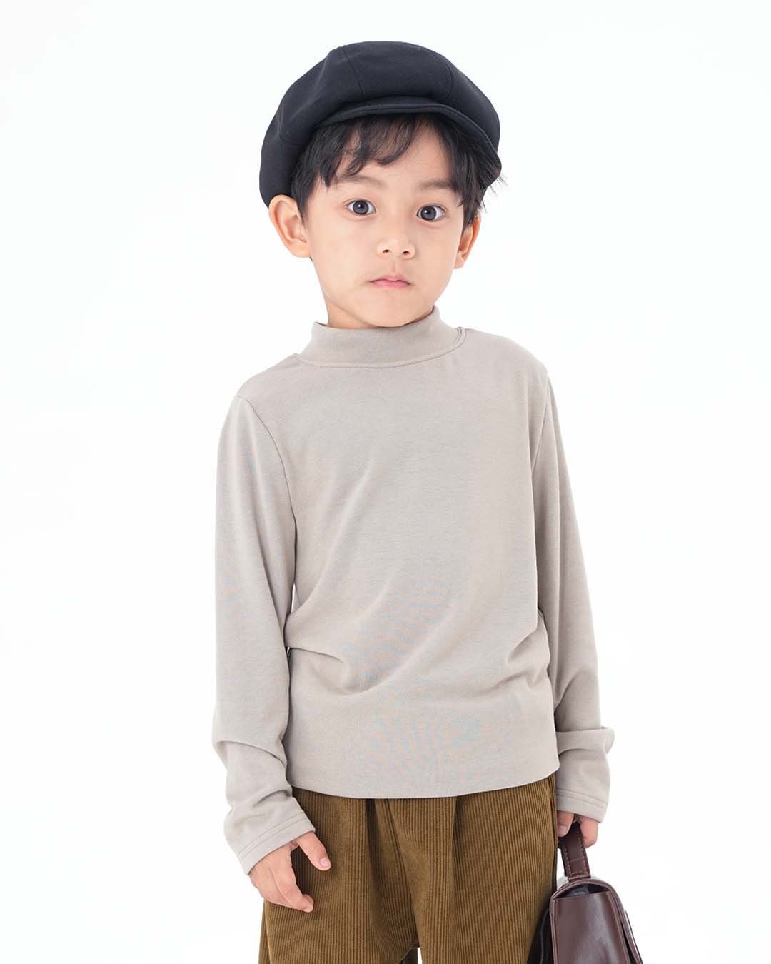 JOPI Kids' High Neck Long Sleeve T-shirt 2y-10y