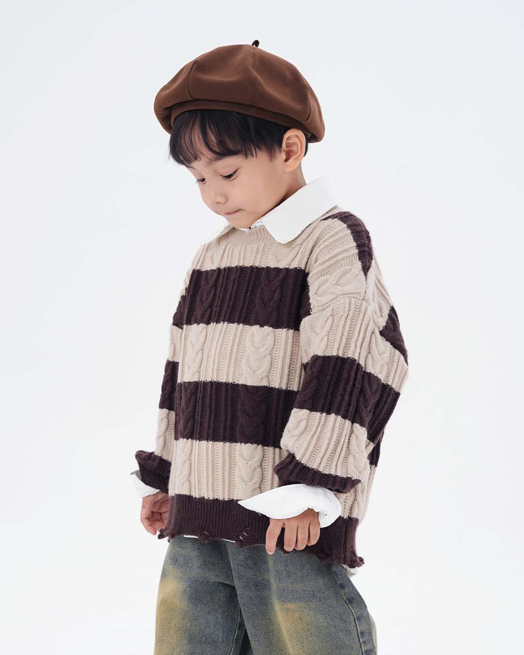 JOPI Kids' Autumn/Winter Knit Sweater 2y-11y